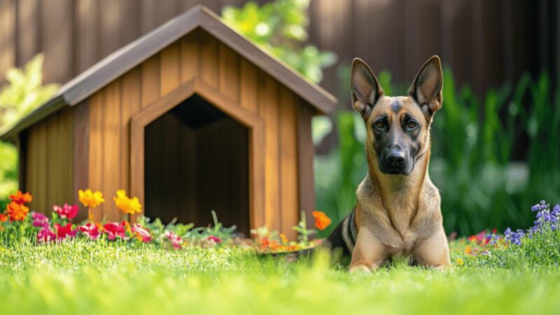 Niche pour malinois : les astuces pour créer un espace détente après l’effort