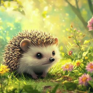 Les hérissons dans la culture européenne : Pourquoi croiser un hérisson dans le jardin peut porter chance selon les légendes
