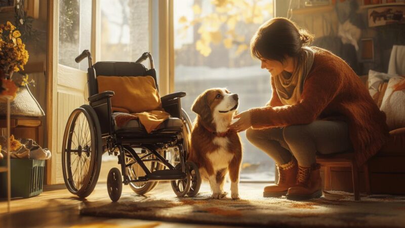 Les besoins nutritionnels spécifiques d’un chien handicapé : guide complet pour son bien-être