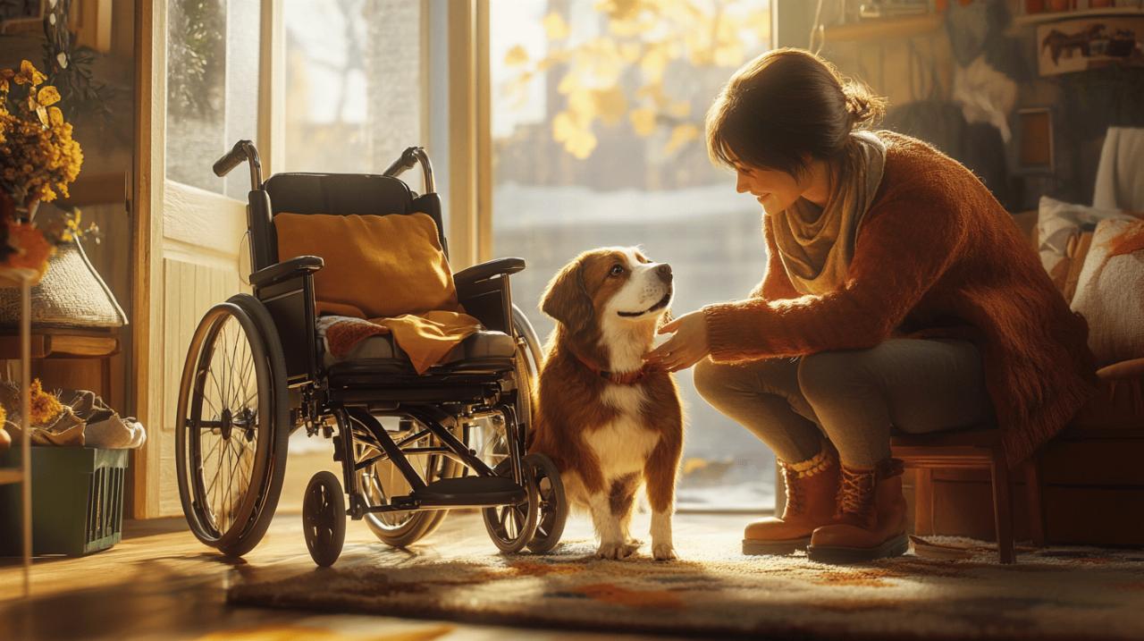 Les besoins nutritionnels spécifiques d’un chien handicapé : guide complet pour son bien-être