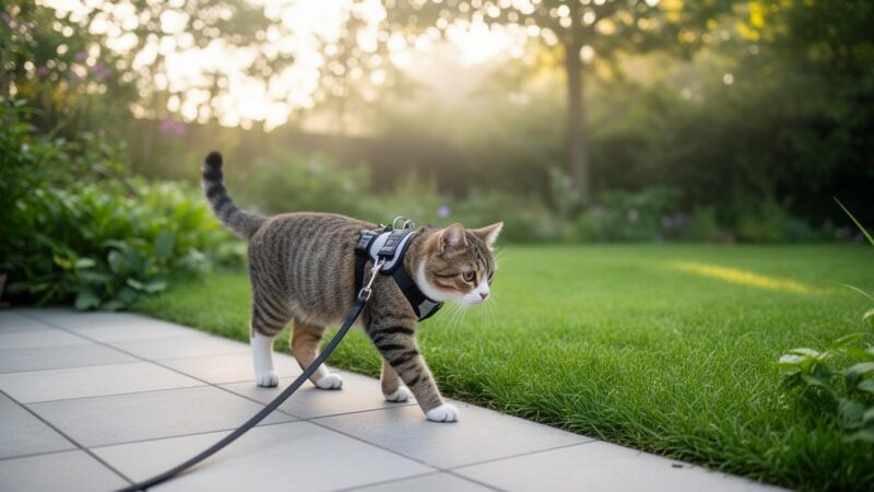 Comment habituer progressivement un chat à explorer le monde hors de la maison